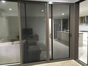 Double Stacker Security Doors installed by East Coast Awnings and Blinds Brisbane